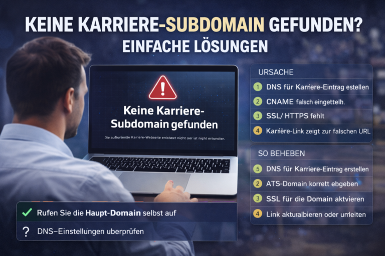 keine karriere-subdomain gefunden