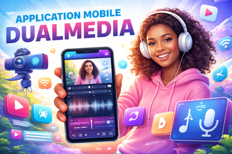 application mobile dualmedia