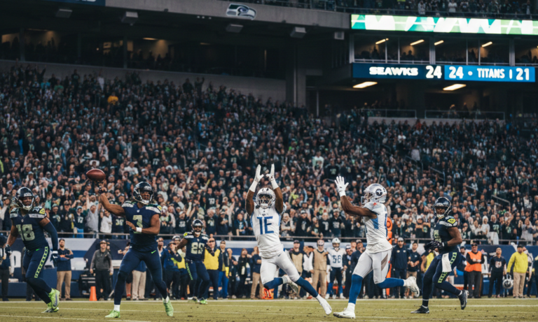 seahawks vs tennessee titans match player stats