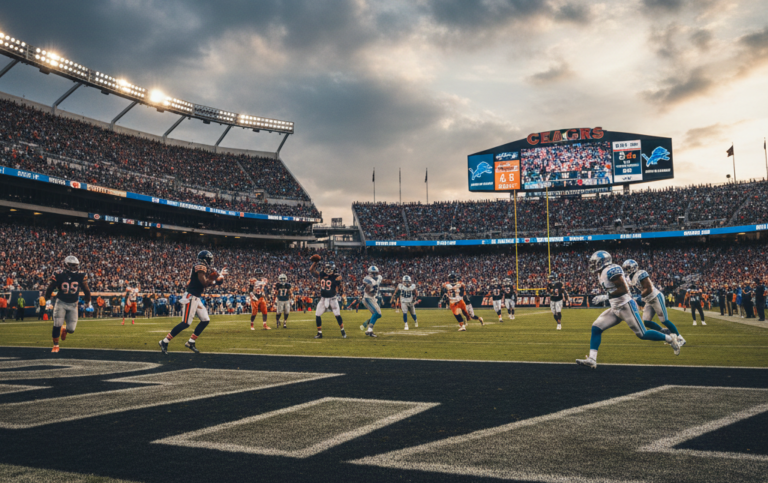 chicago bears vs detroit lions match player stats
