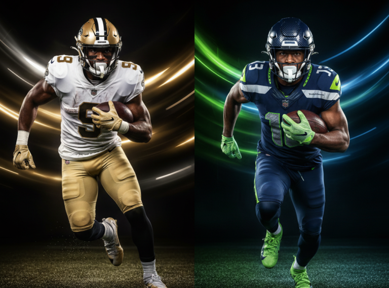 new orleans saints vs seahawks match player stats